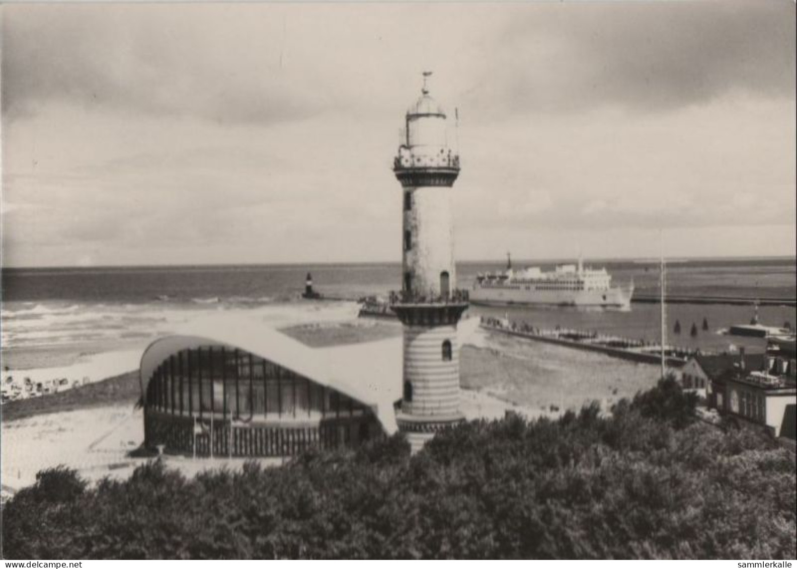 53228 - Rostock-Warnemünde - Hafeneinfahrt Mit Fähre - 1970 - Rostock