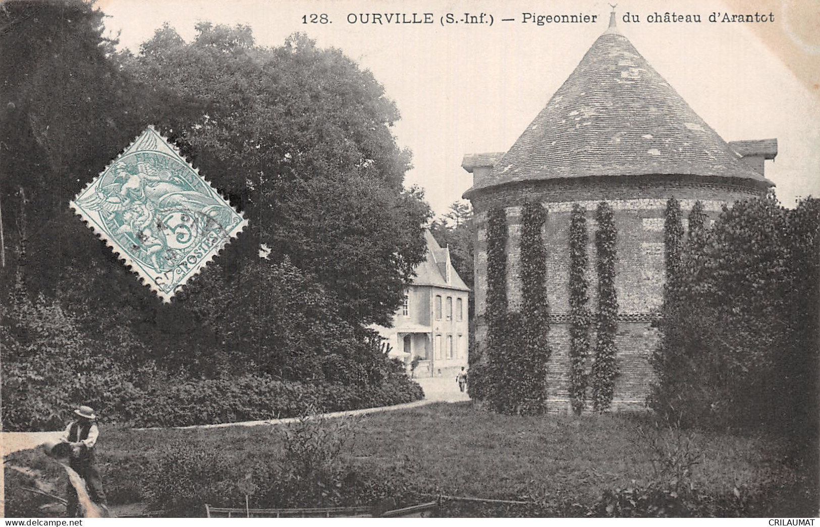 76-OURVILLE-N°T2935-A/0003 - Ourville En Caux