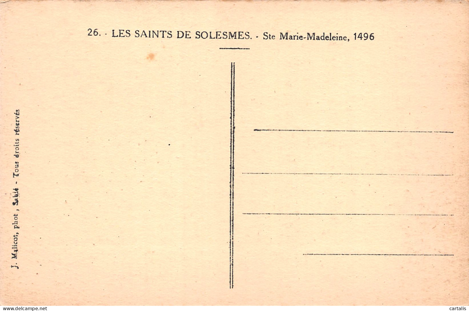 72-SOLESMES-N°3876-D/0143 - Solesmes