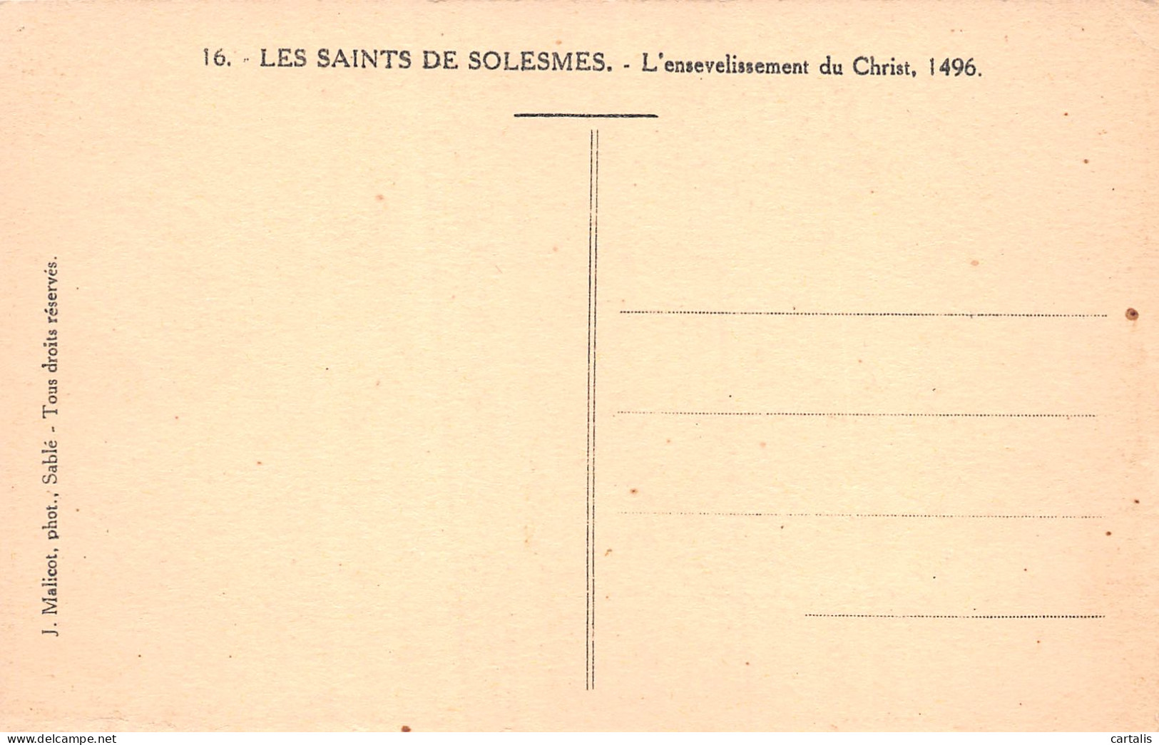 72-SOLESMES-N°3876-C/0075 - Solesmes