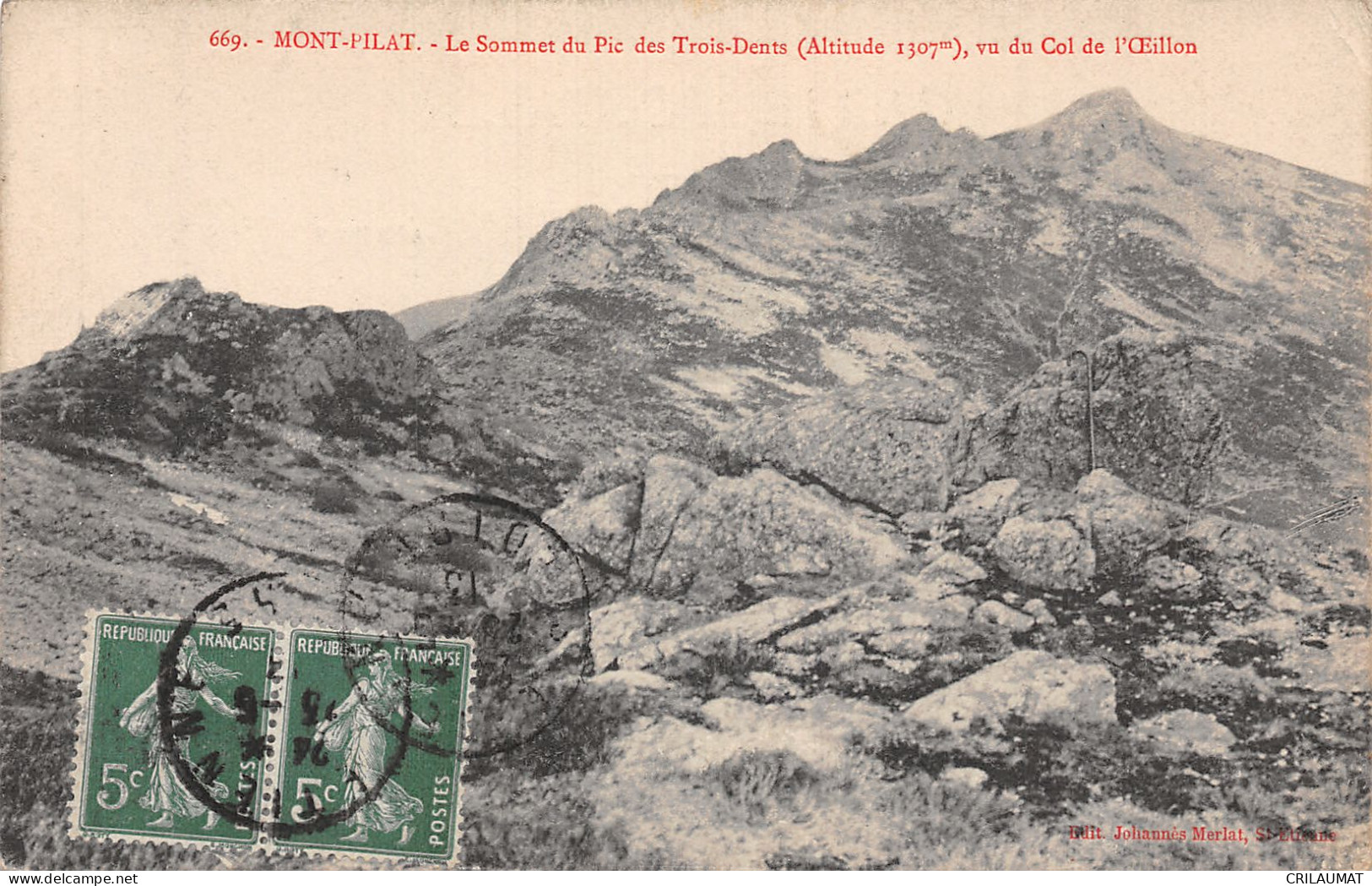 42-MONT PILAT-N°T2935-F/0361 - Mont Pilat