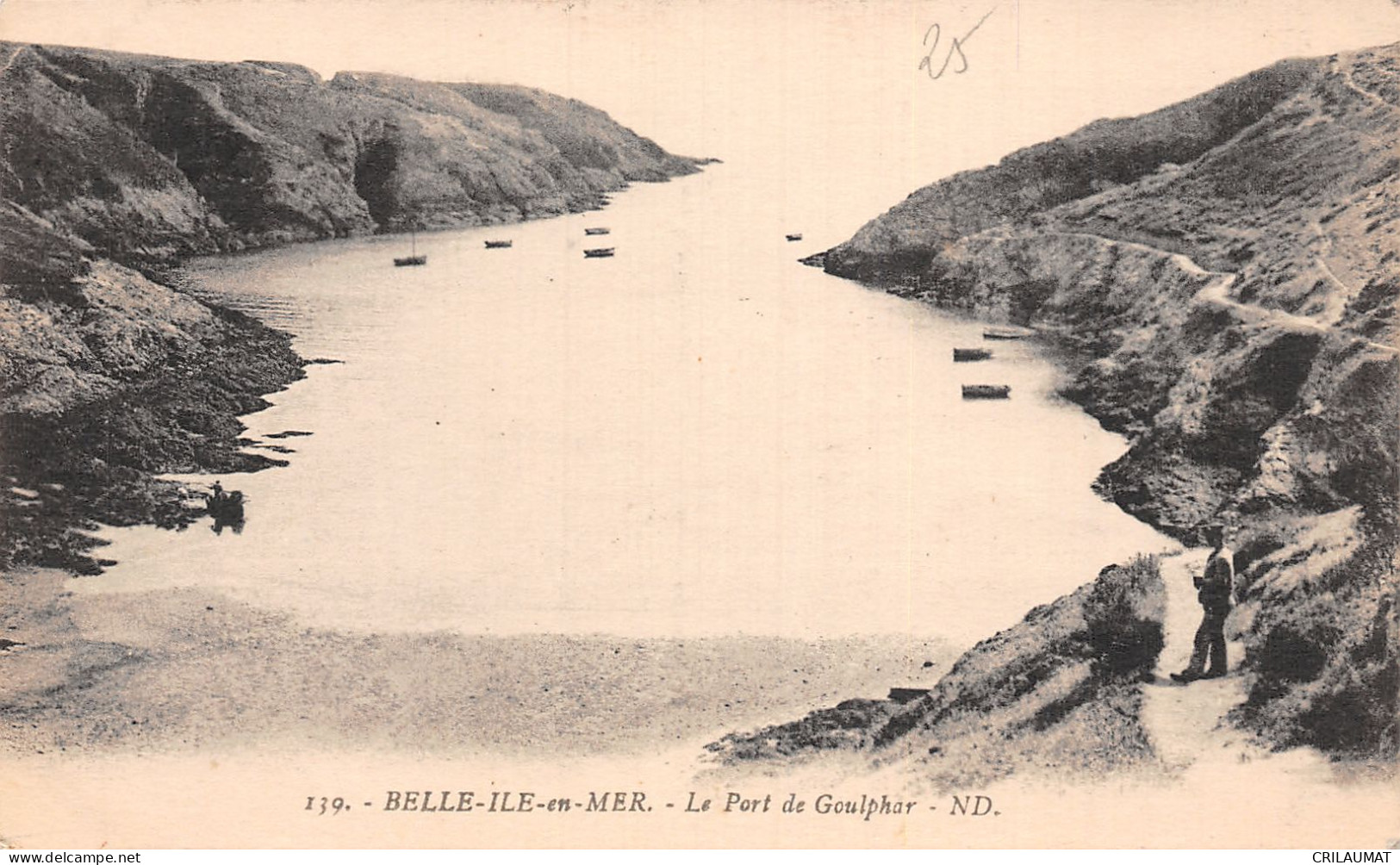 56-BELLE ILE EN MER PORT DE GOULPHAR-N°T2936-B/0181 - Belle Ile En Mer
