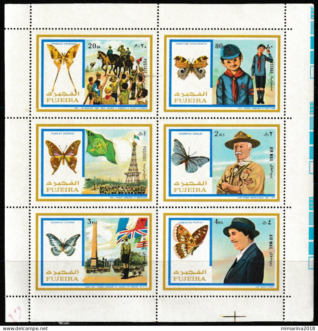 FUJEIRA  1972  MNH  "SCOUTING" - Unused Stamps