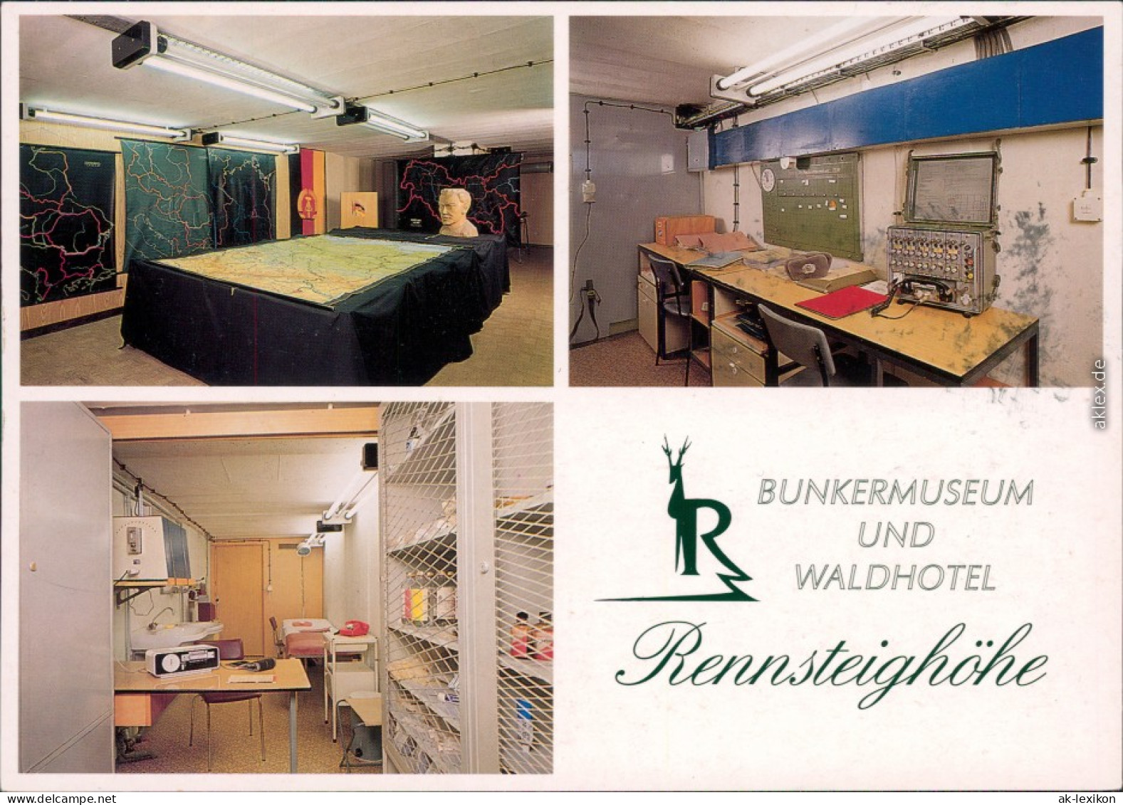 Frauenwald Rennsteig Bunker-Innenraum - Kartenraum, Funkraum, Krankenzimmer 1993 - Sonstige & Ohne Zuordnung