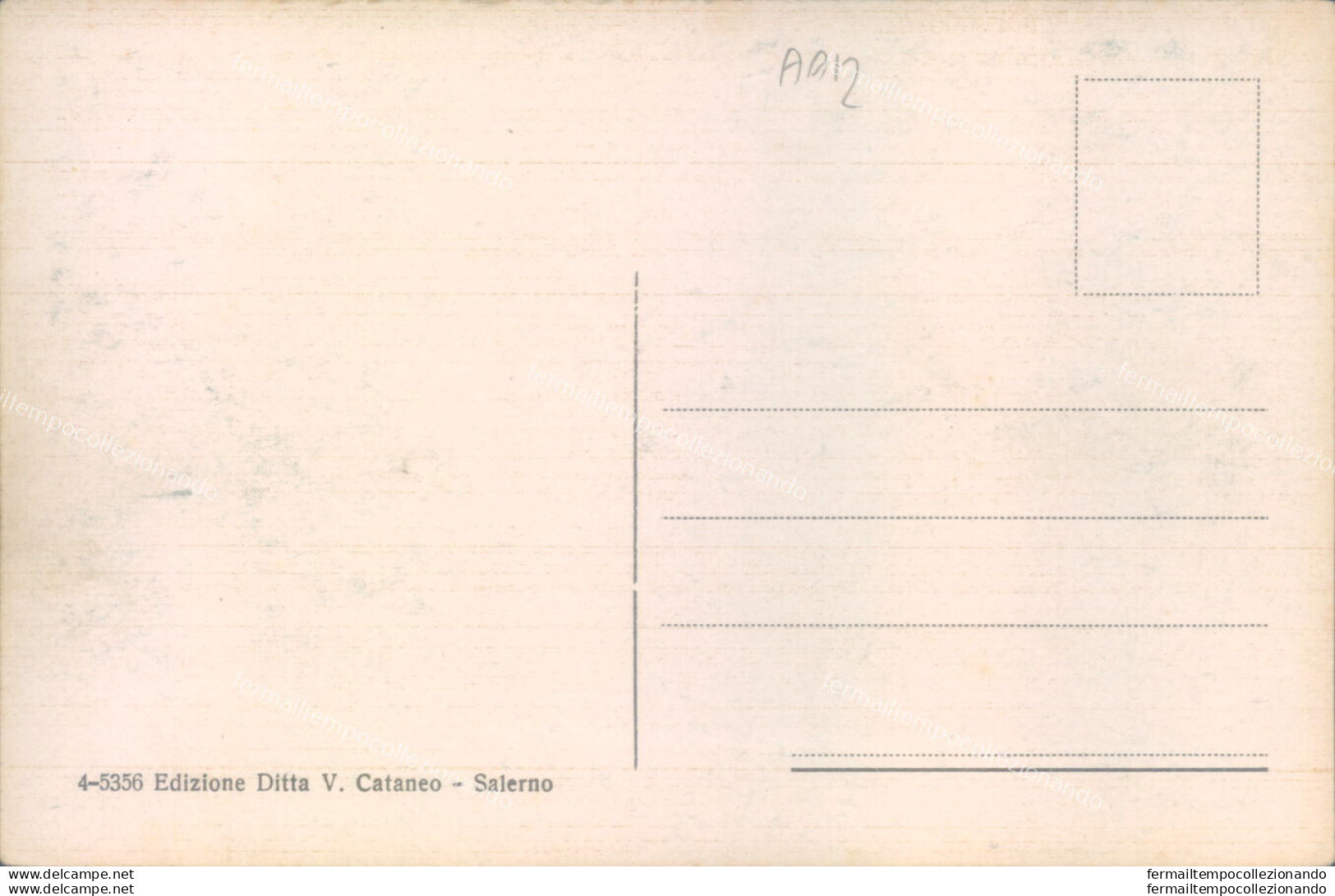 Aa12  Cartolina Salerno Citta' Riproduzione Anni 50-60 - Salerno