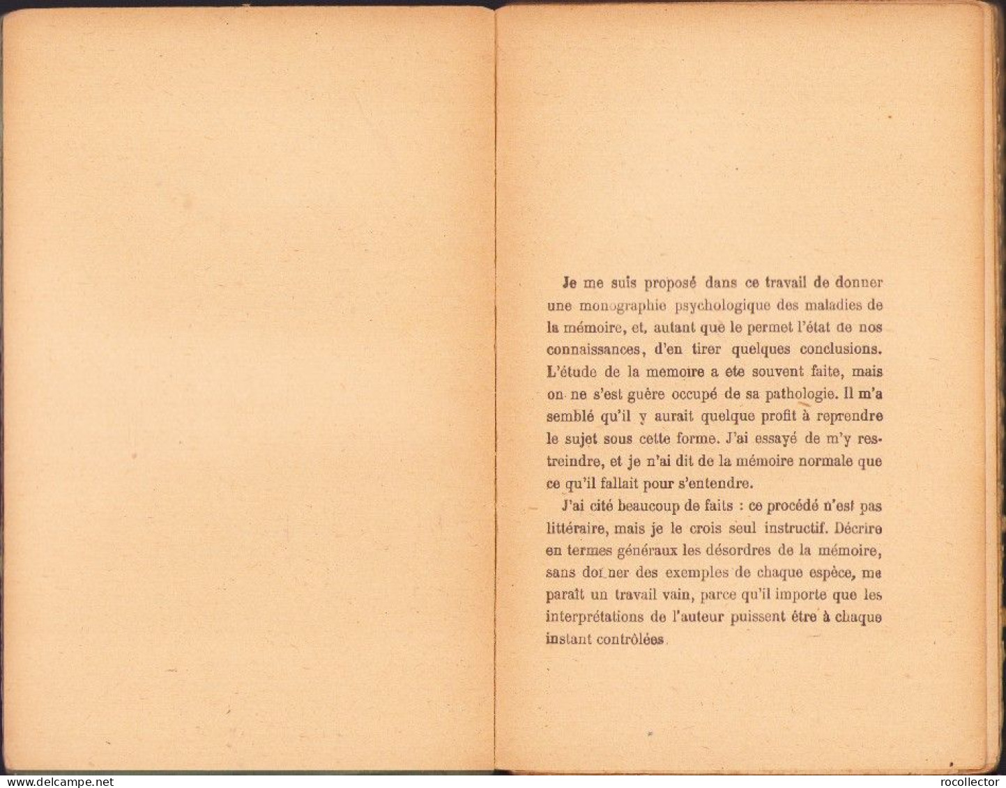 Les Maladies De La Memoire Par Th Ribot 1929 C3875N - Old Books