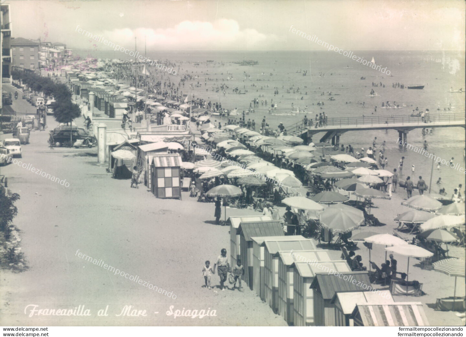 A1731 Cartolina Francavilla Al Mare Spiaggia Provincia Di Chieti - Chieti