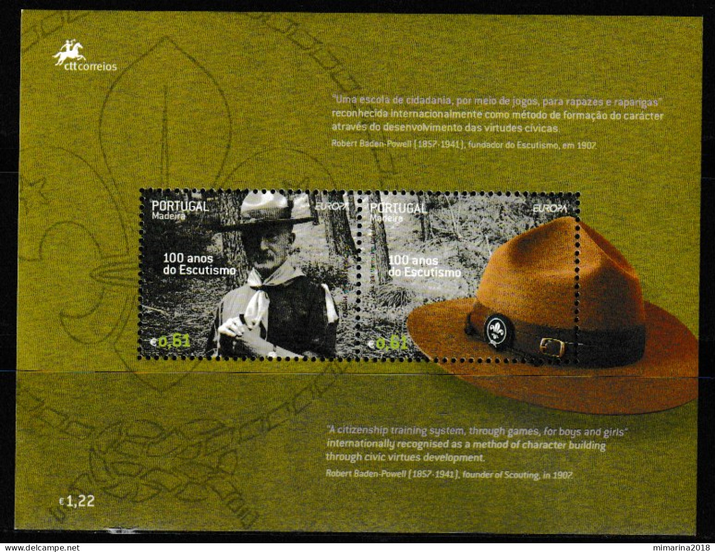 PORTUGAL  MADEIRA  2007  MNH  "SCOUTING" - Neufs