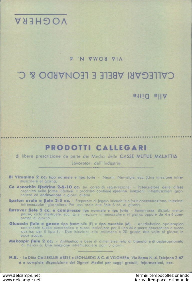 A1772 Cartolina Voghera  Commerciale Provincia Di Pavia - Pavia