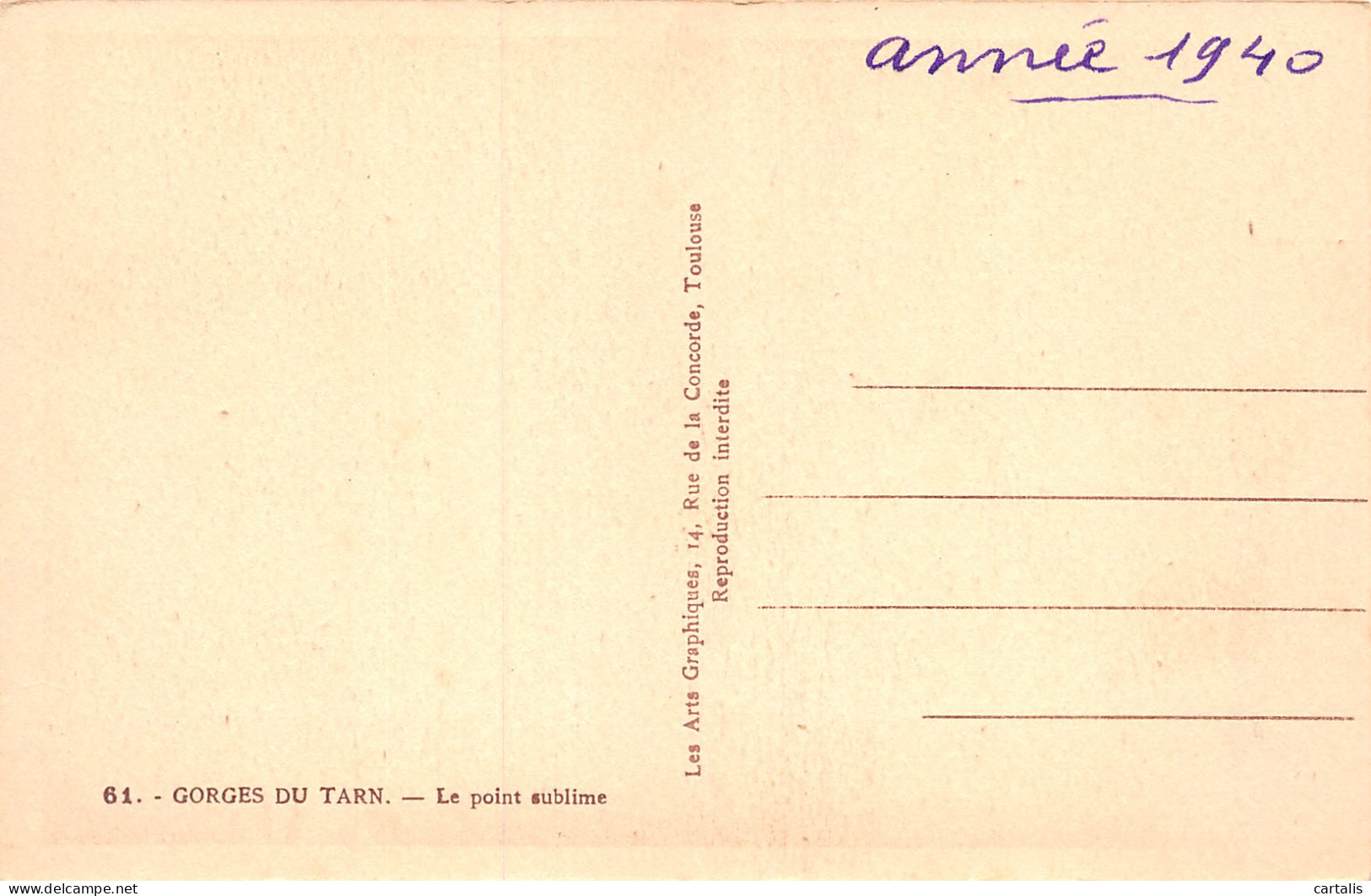 48-GORGES DU TARN LE POINT SUBLIME-N°3877-H/0143 - Unused Stamps
