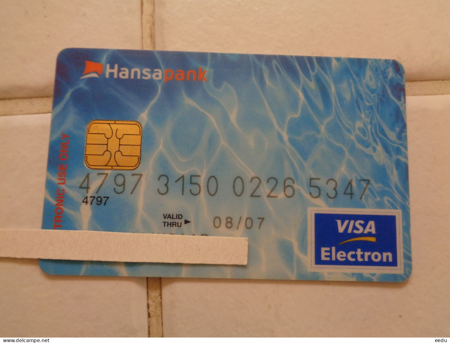 Estonia Bank Card - Geldkarten (Ablauf Min. 10 Jahre)