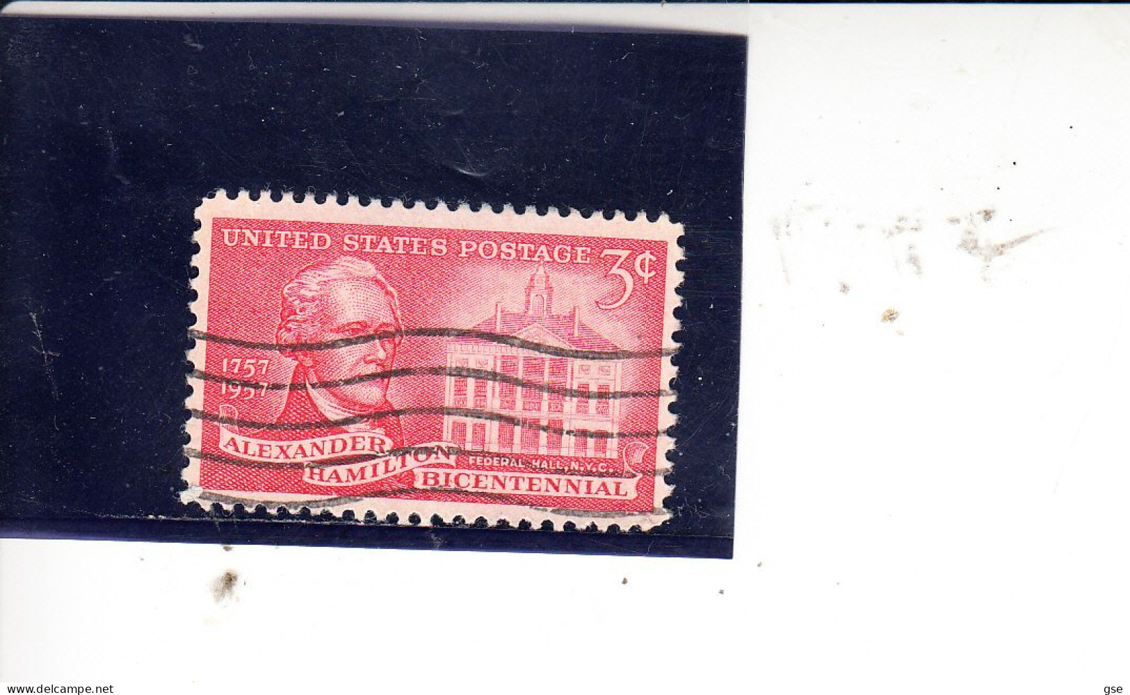STATI UNITI 1957 - Yvert  623° -  HAMILTON - Oblitérés