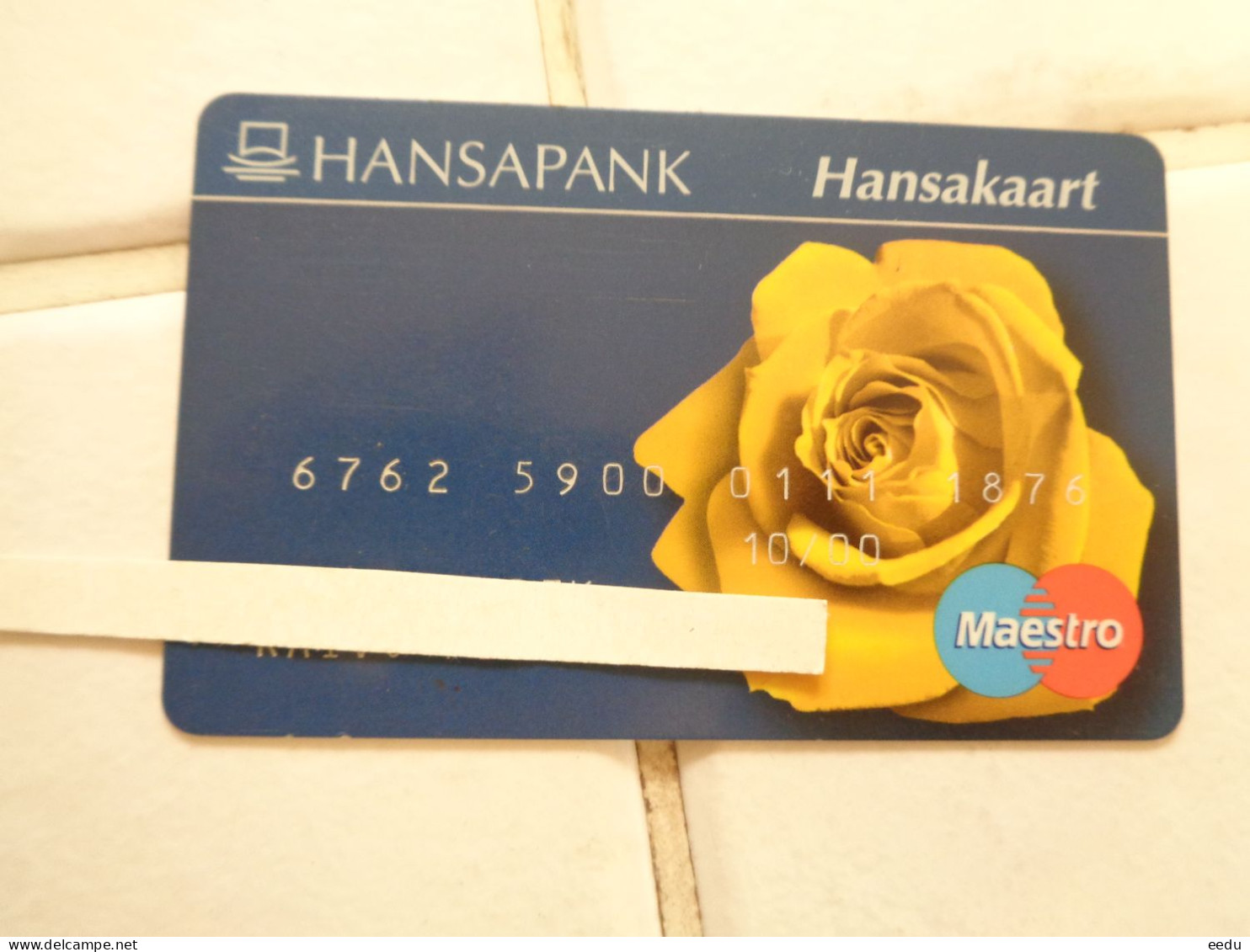 Estonia Bank Card - Cartes De Crédit (expiration Min. 10 Ans)