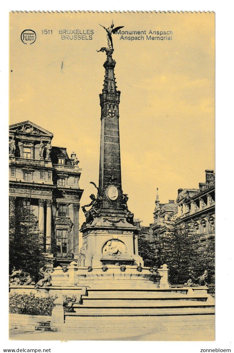 Brussel Monument Anspach Memorial Bruxelles - Bauwerke, Gebäude