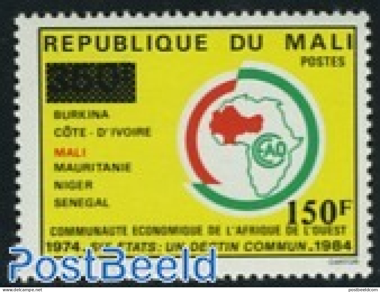 Mali 1992 Stamp Out Of Set, Mint NH, Various - Maps - Géographie