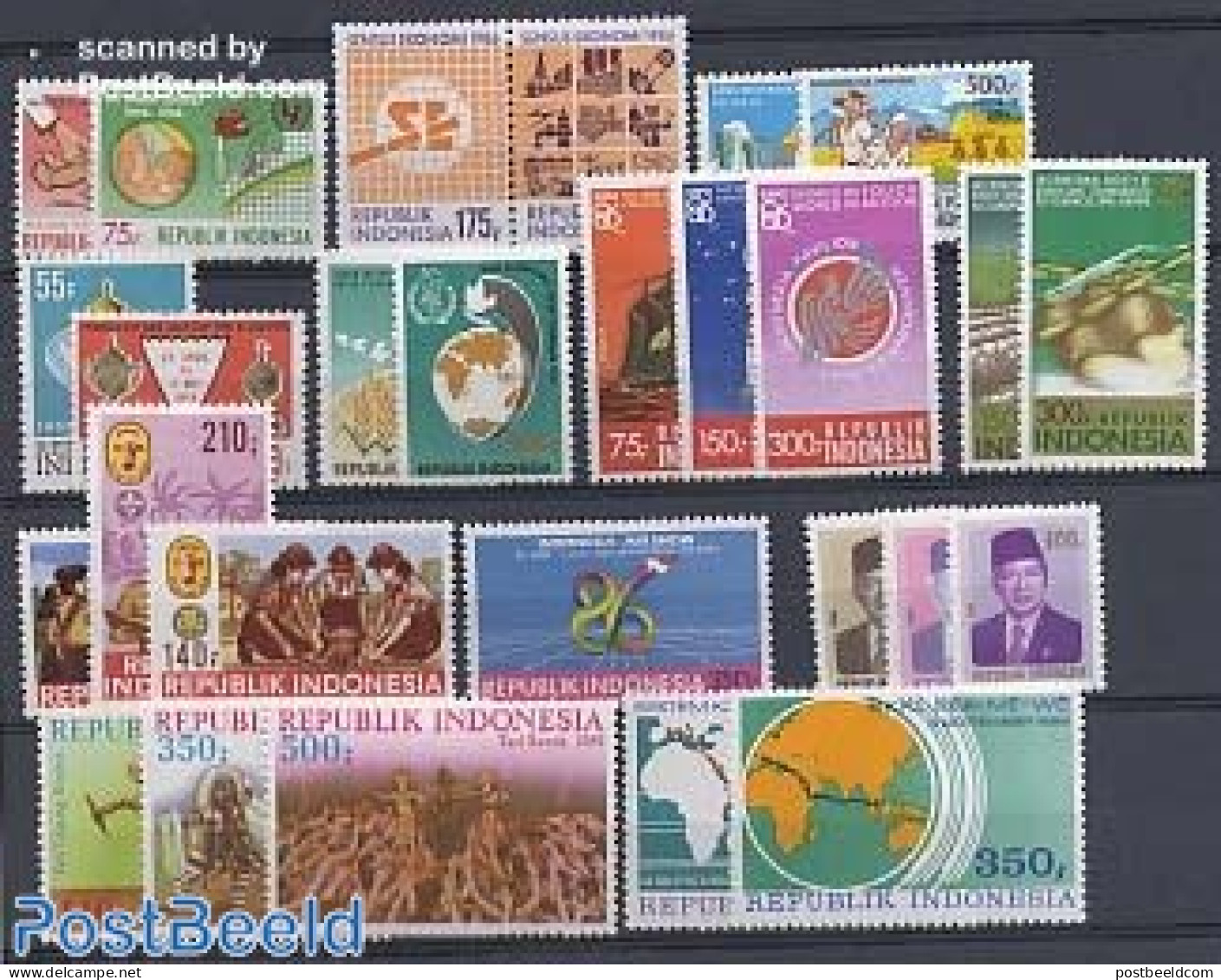Indonesia 1986 Yearset 1986 (27v), Mint NH, Various - Yearsets (by Country) - Non Classés