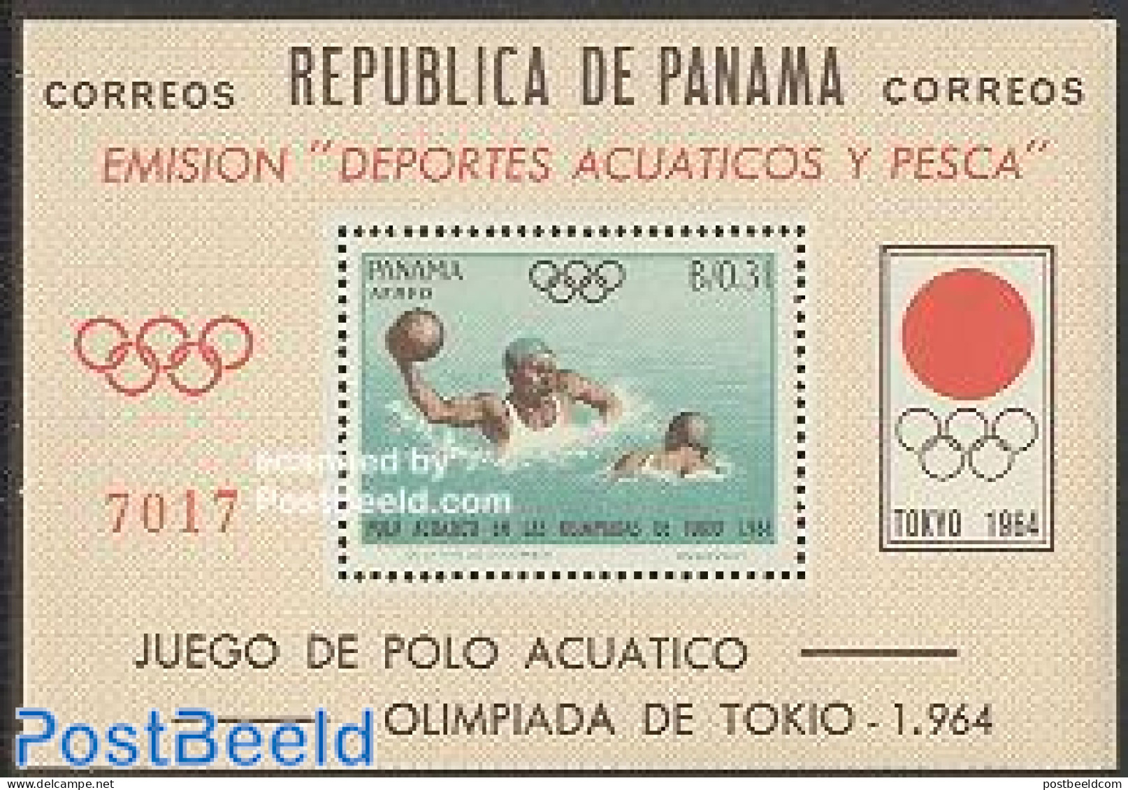 Panama 1964 Olympic Games S/s, Mint NH, Sport - Olympic Games - Panama
