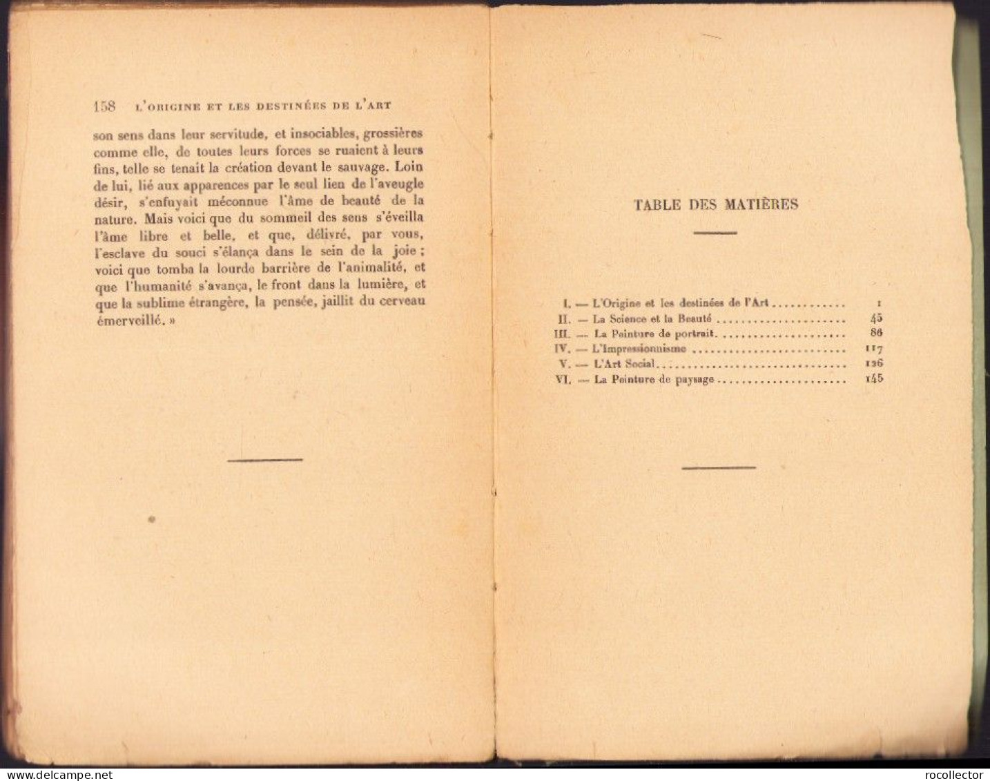 L’origine Et Les Destinees De L’art Par G Seailles 1925 C3871N - Alte Bücher