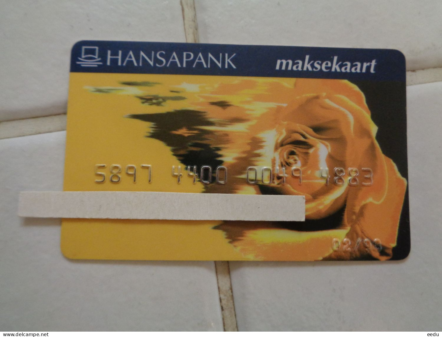 Estonia Bank Card - Cartes De Crédit (expiration Min. 10 Ans)