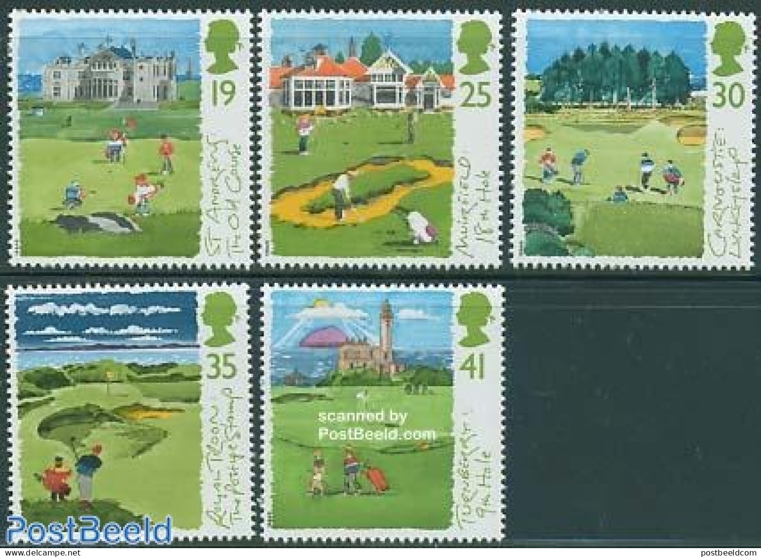Great Britain 1994 Golf Club 5v, Mint NH, Sport - Various - Golf - Sport (other And Mixed) - Lighthouses & Safety At Sea - Autres & Non Classés