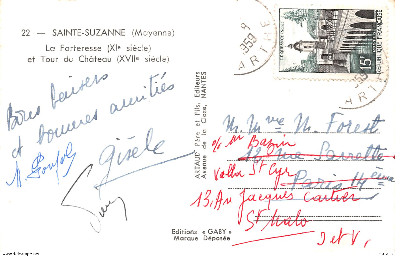 53-SAINTE SUZANNE-N°3879-D/0169 - Sainte Suzanne