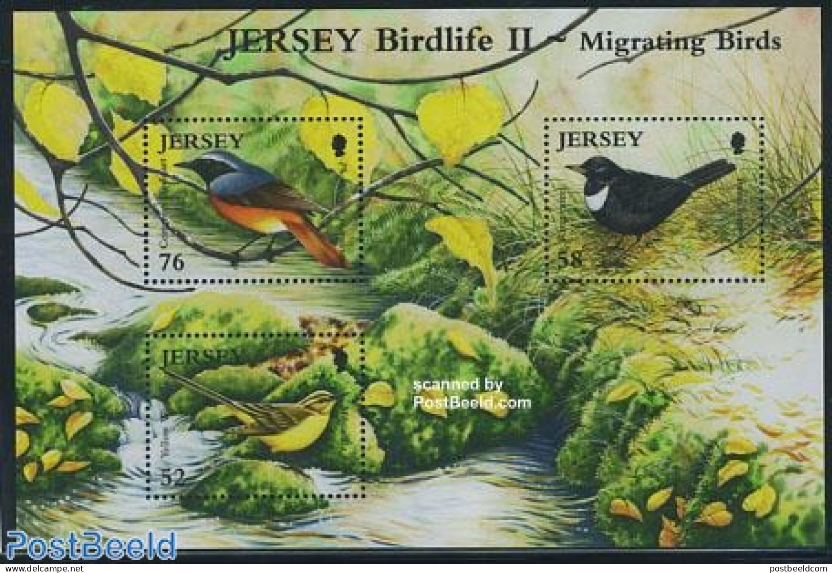 Jersey 2008 Migrating Birds S/s, Mint NH, Nature - Birds - Jersey