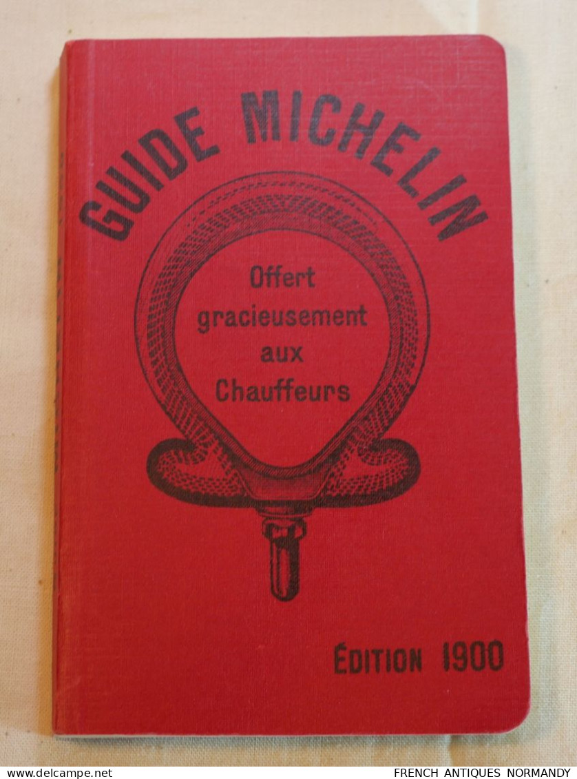 MICHELIN 1900 - GUIDE MICHELIN ROUGE - REPRODUCTION - Copie Très Bon état REF 2 - 1901-1940