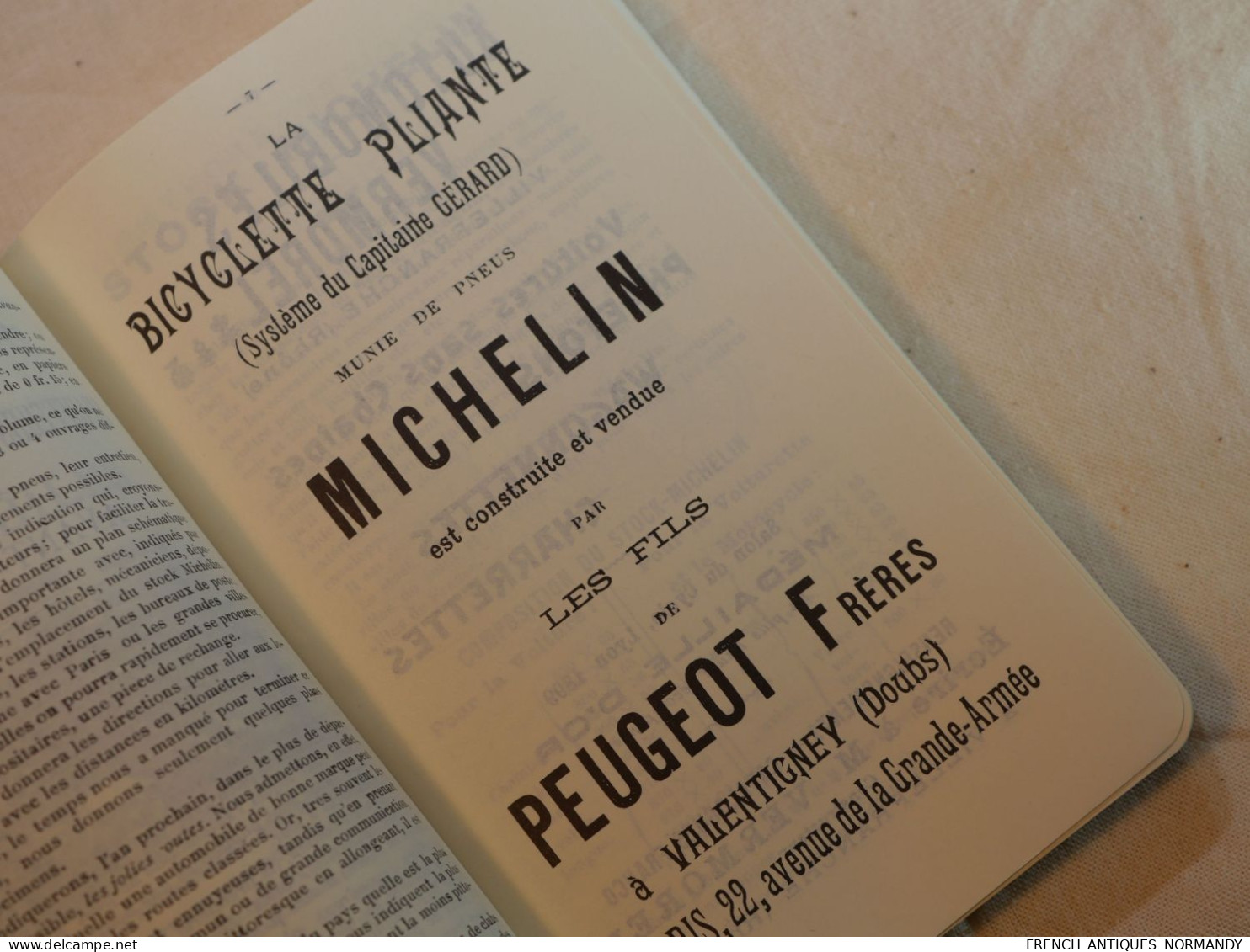 MICHELIN 1900 - GUIDE MICHELIN ROUGE - REPRODUCTION - copie très bon état REF 2