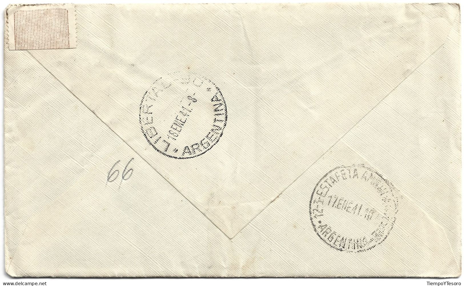 Correspondence - Argentina, Buenos Aires, Mariano Moreno Stamps, 1940, N°1557 - Cartas & Documentos