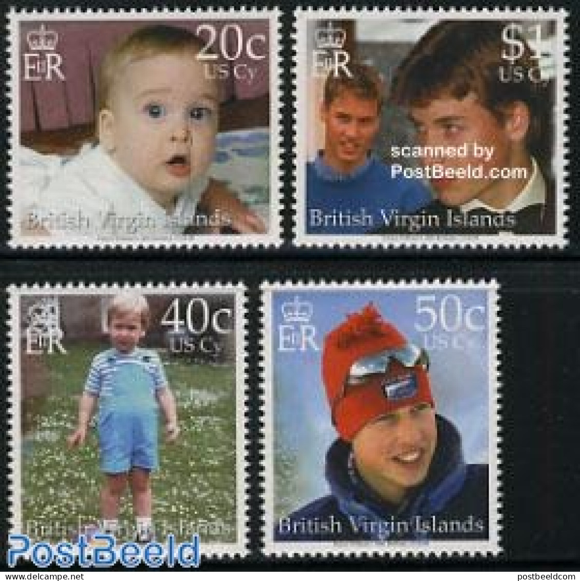 Virgin Islands 2000 William 18th Birthday 4v, Mint NH, History - Kings & Queens (Royalty) - Familles Royales