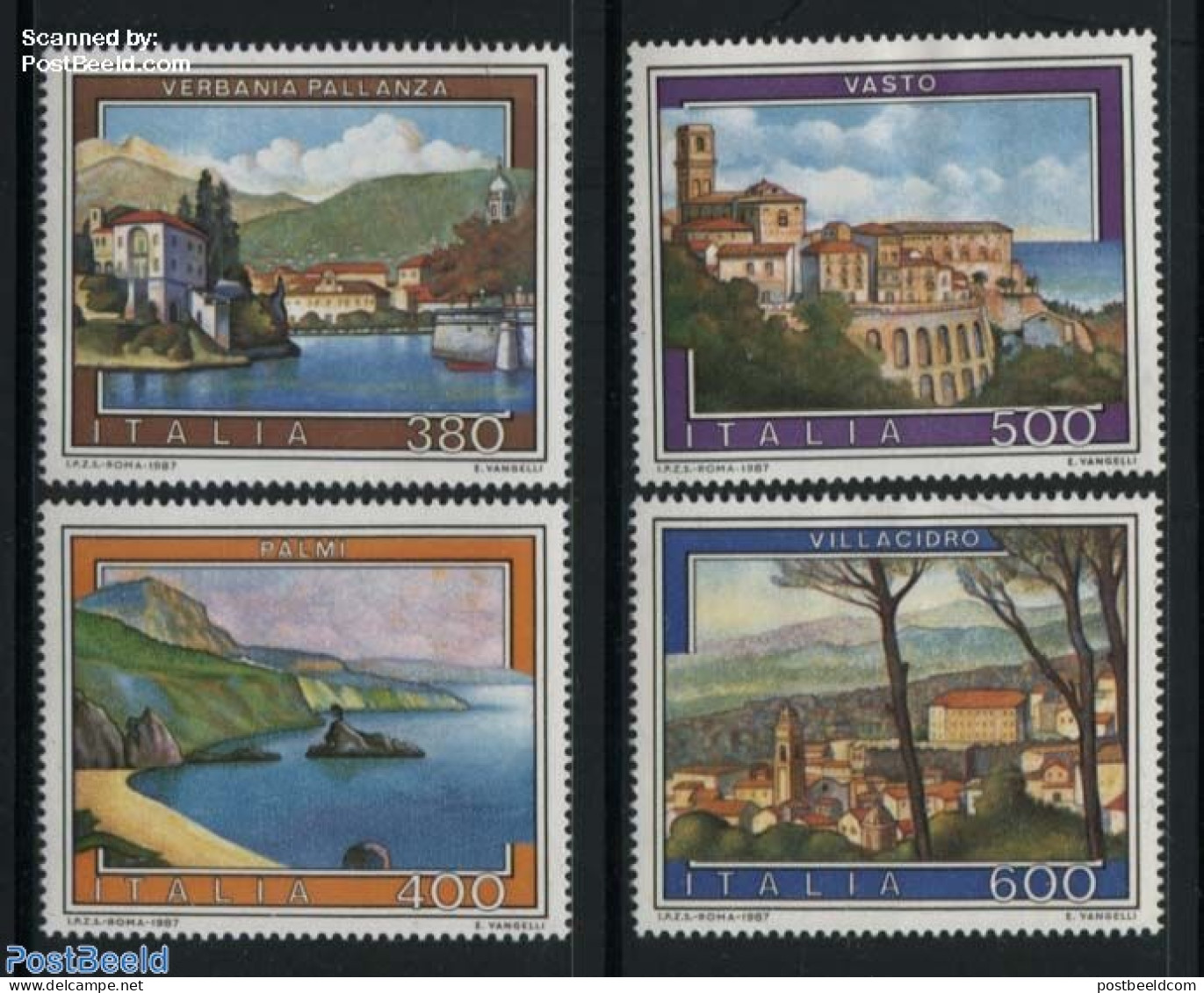Italy 1987 Tourism 4v, Mint NH, Various - Tourism - Sonstige & Ohne Zuordnung