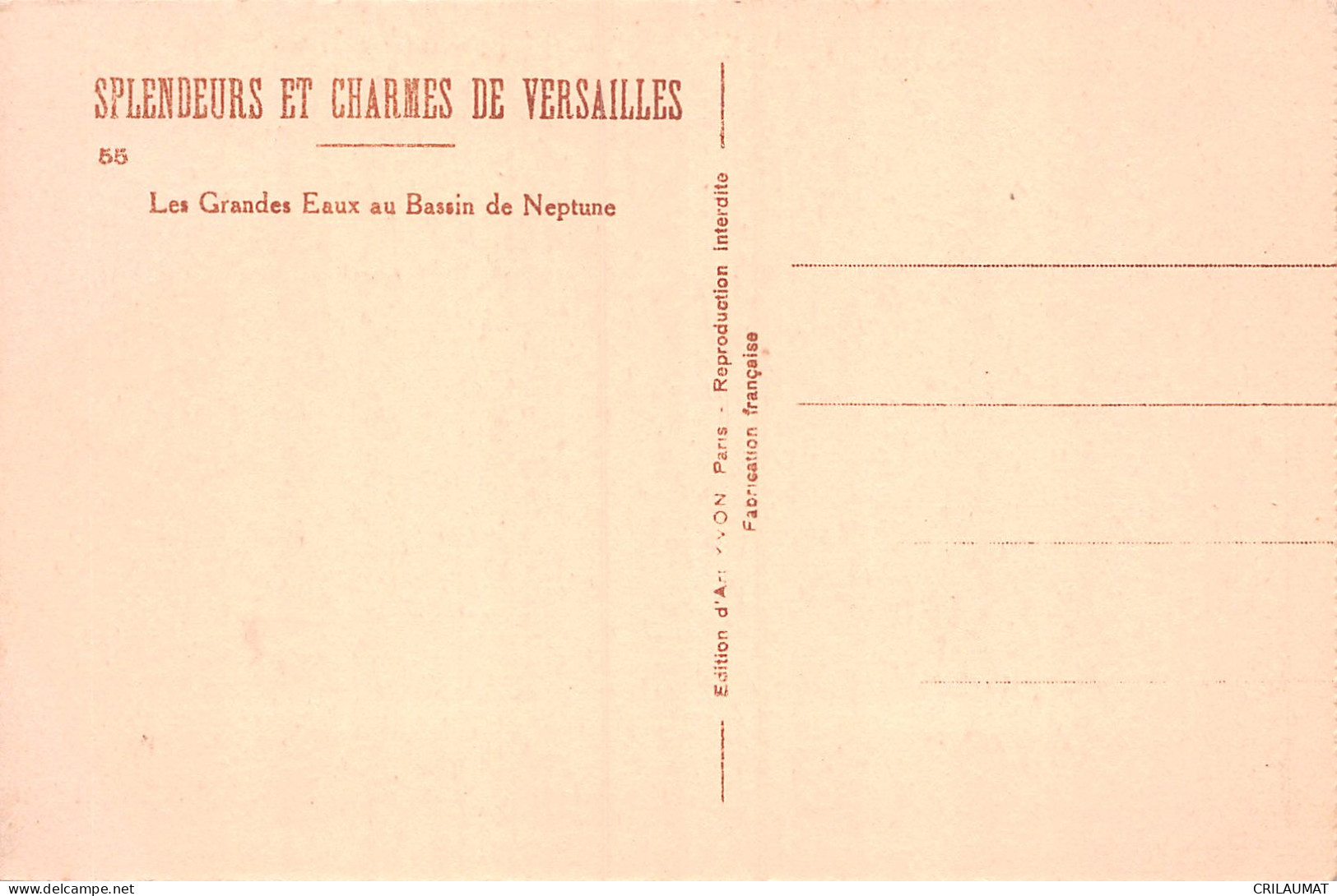78-VERSAILLES LE PARC-N°T2939-D/0203 - Versailles (Château)