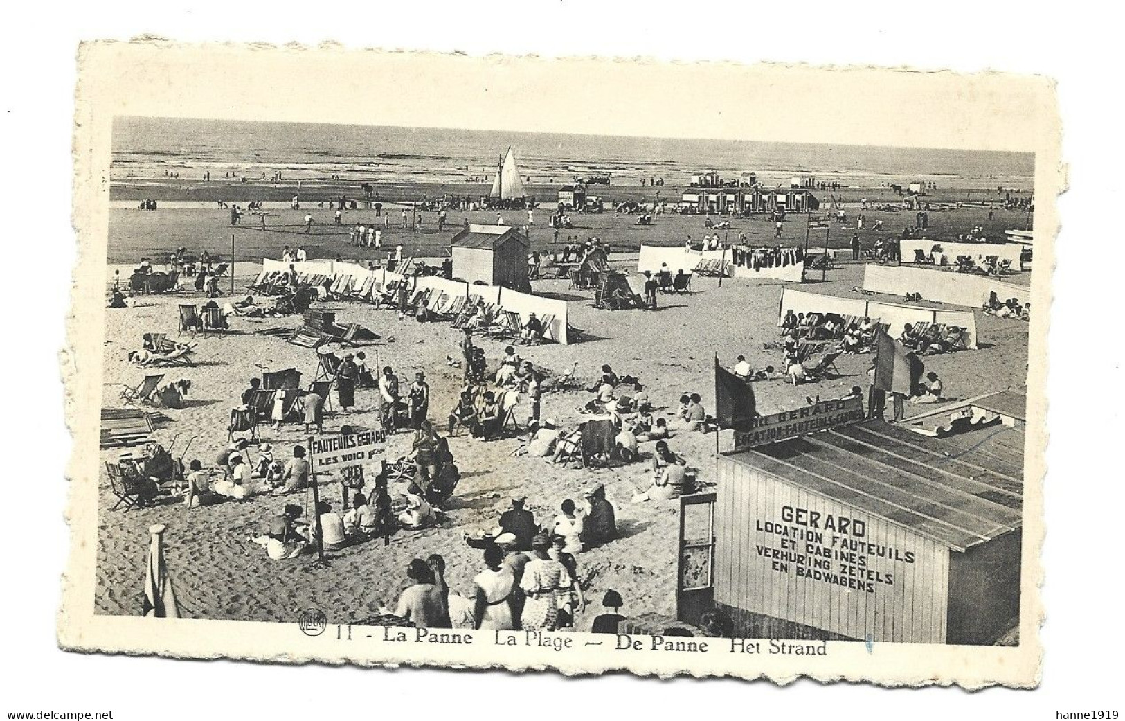 De Panne La Plage Het Strand Htje - De Panne