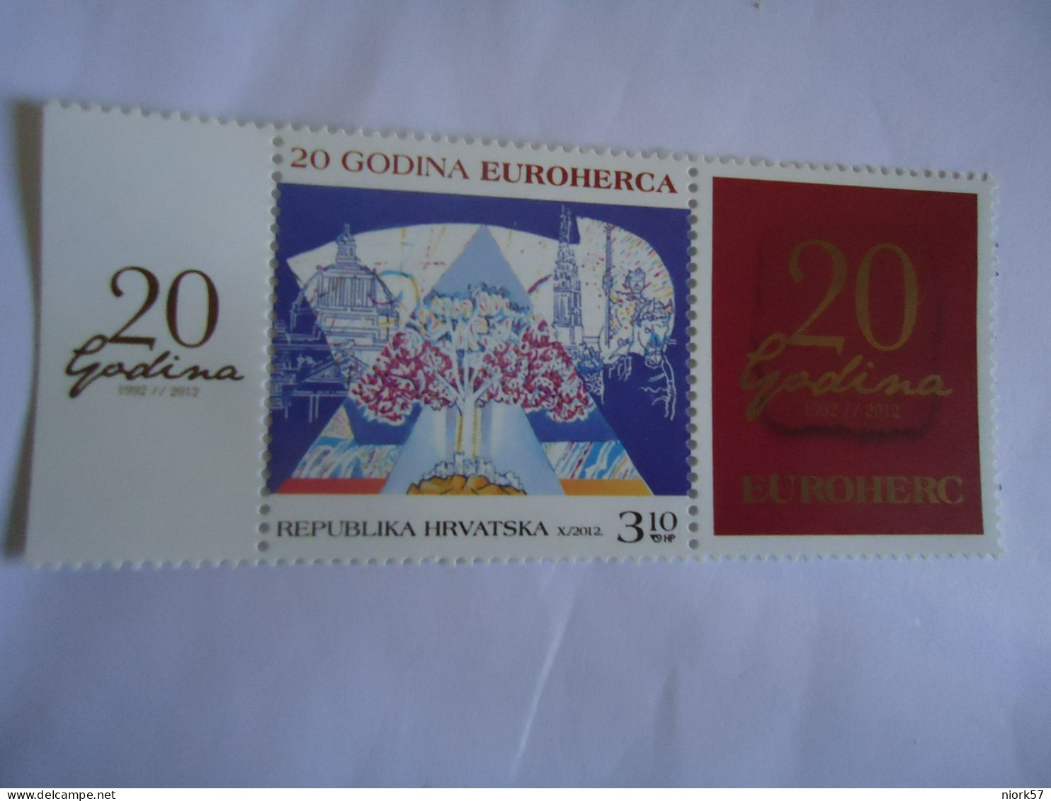 CROATIA MNH  STAMPS ANNIVERSARIES 2012 - Kroatië