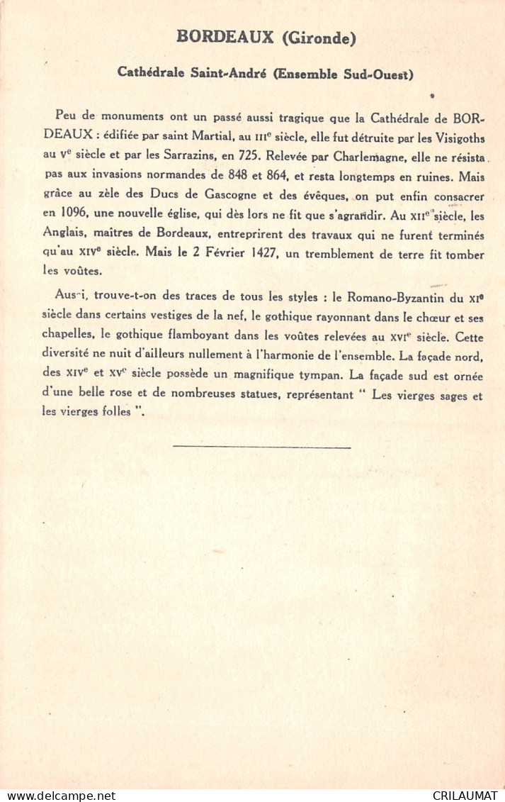 33-BORDEAUX-N°T2939-H/0287 - Bordeaux