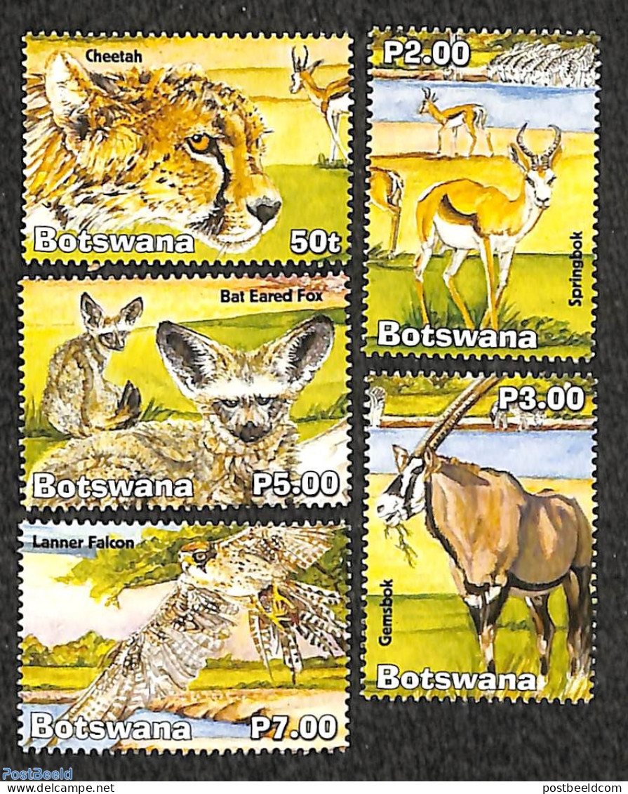 Botswana 2019 Animals 5v, Mint NH, Nature - Animals (others & Mixed) - Cat Family - Zebra - Wild Mammals - Botswana (1966-...)