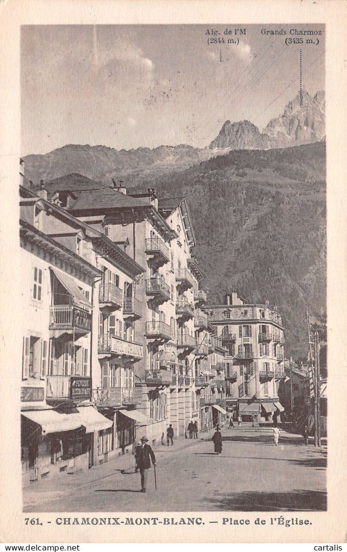 74-CHAMONIX MONT BLANC-N°3881-C/0165 - Chamonix-Mont-Blanc