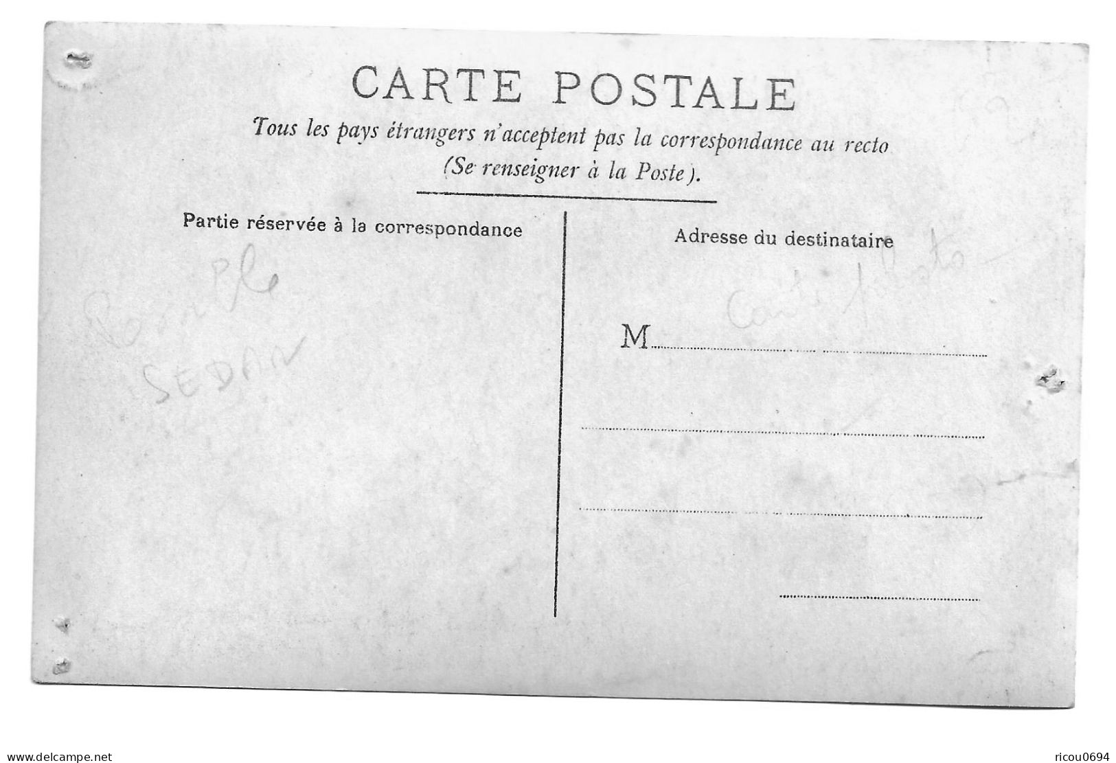 Carte Photo - Bruxelles - 13 Rue Berckmans - Charcuterie Ardennaise J. Echement - Ambachten