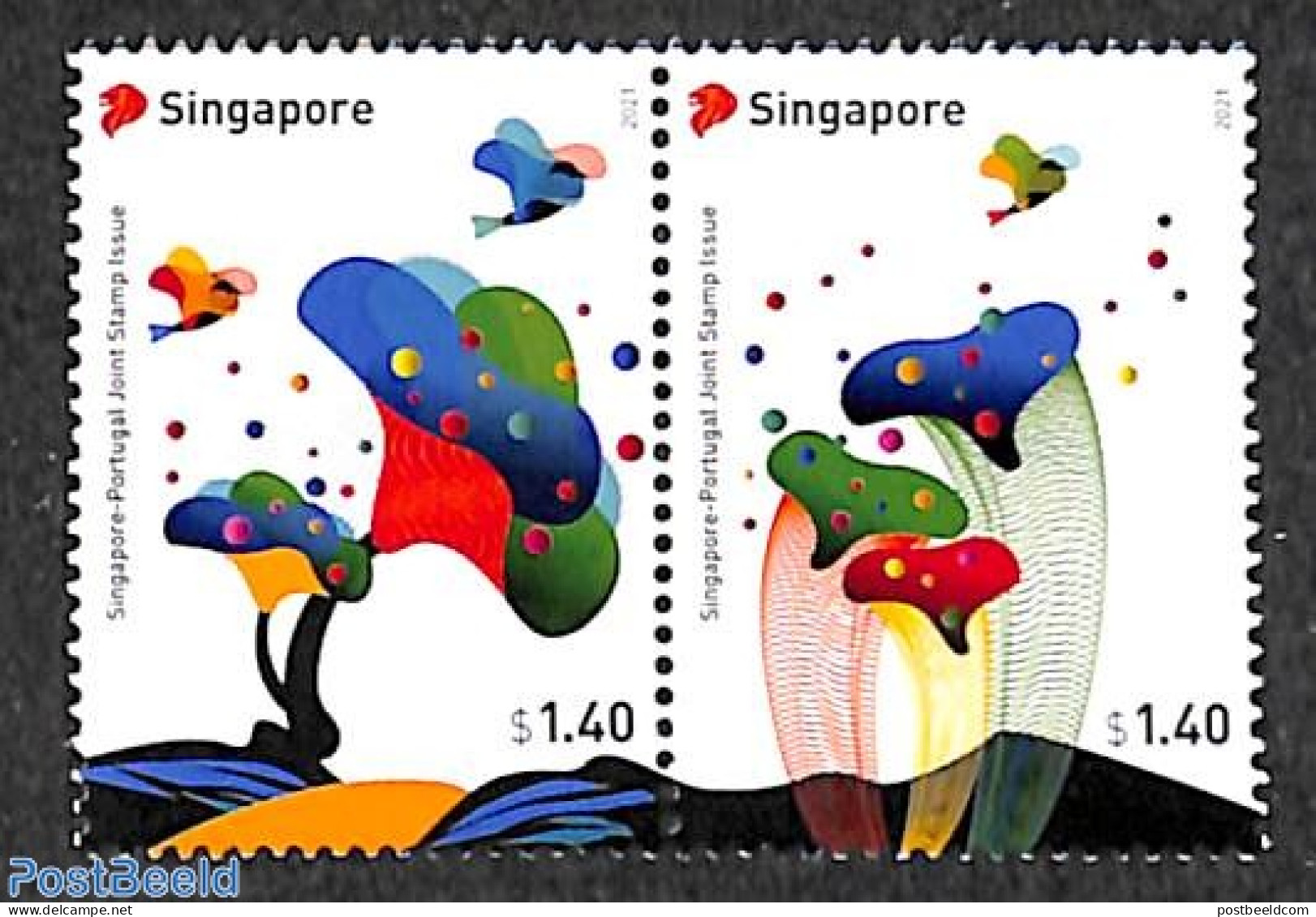 Singapore 2021 Joint Issue With Portugal 2v [:], Mint NH, Various - Joint Issues - Emissions Communes