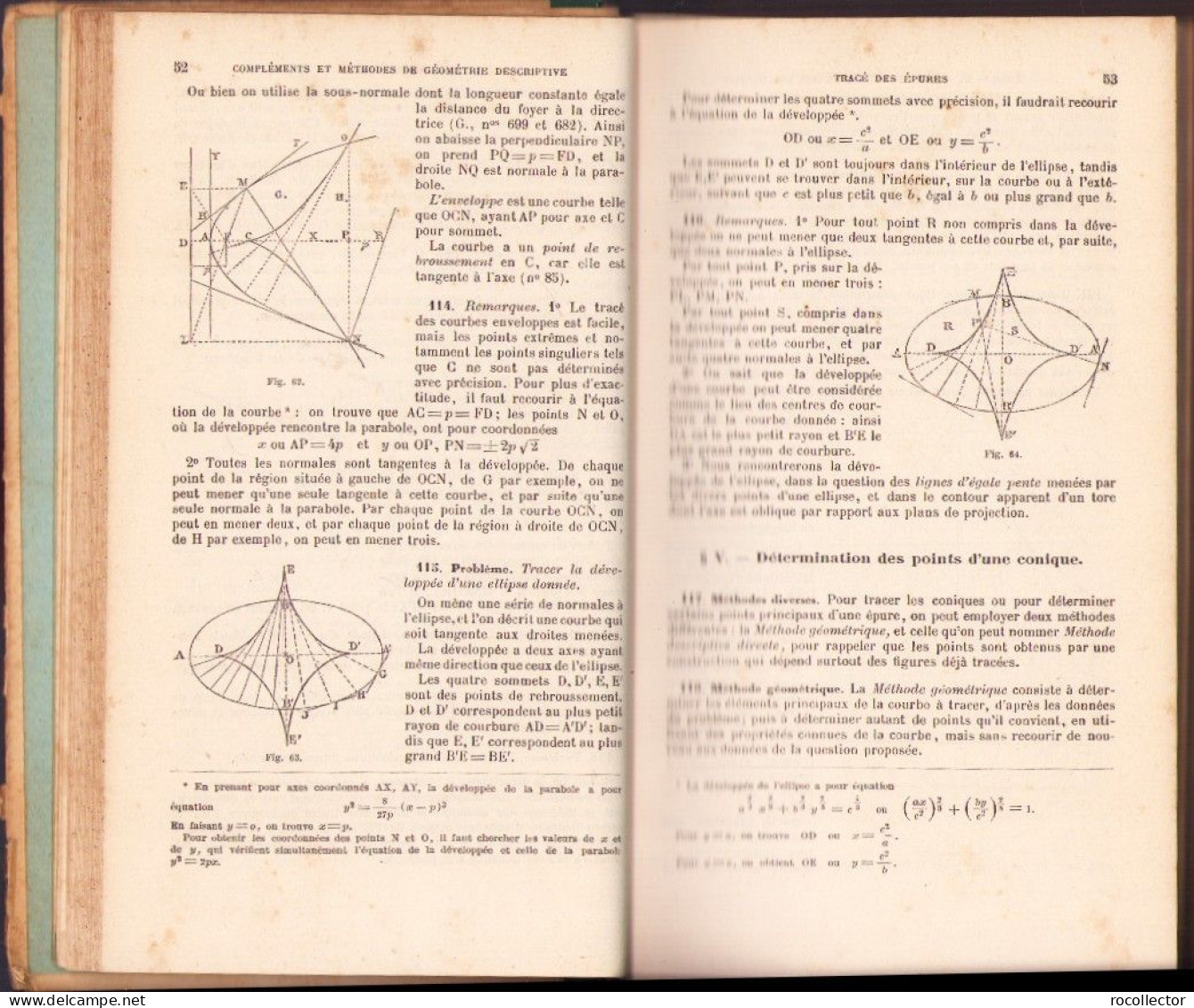 Exercises de geometrie descriptive par F J C3864N