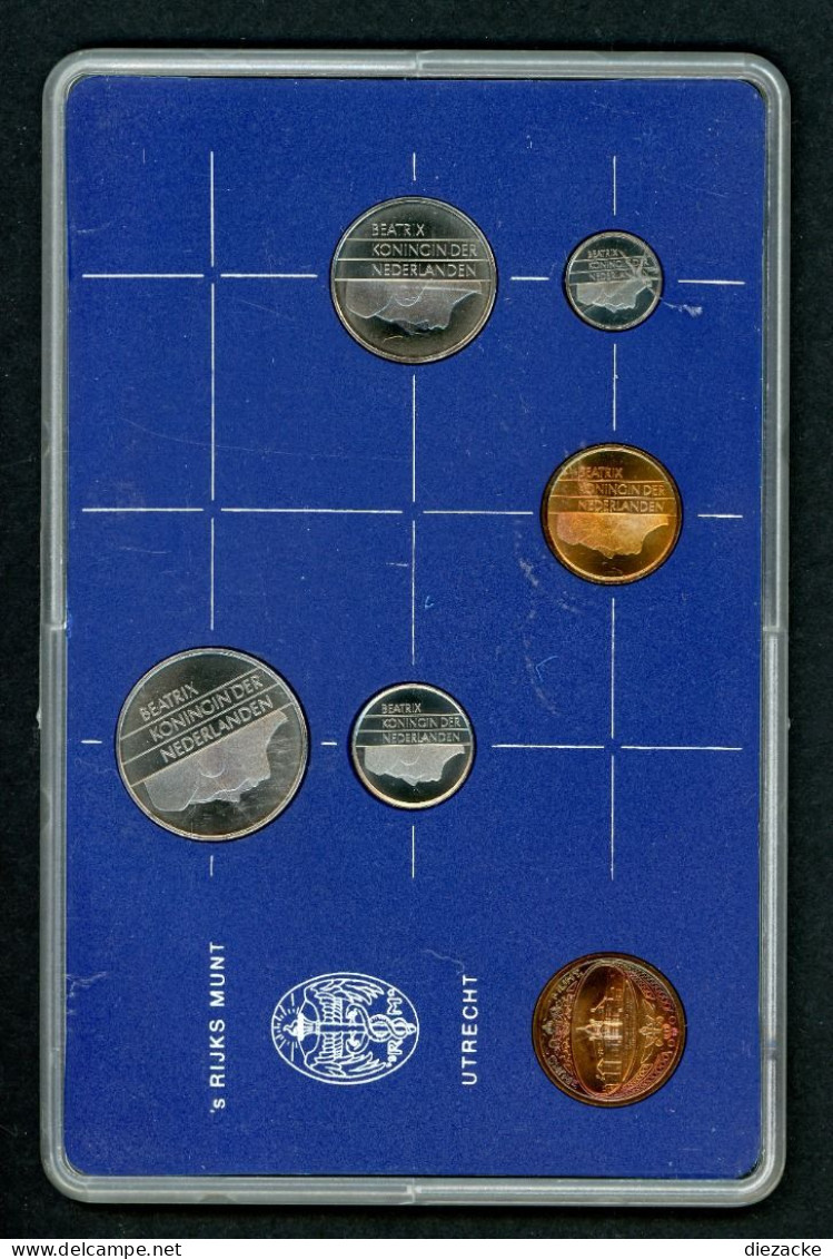 Niederlande 1982 KMS/ Kursmünzensatz In Hartbox ST (MZ1245 - Sonstige & Ohne Zuordnung