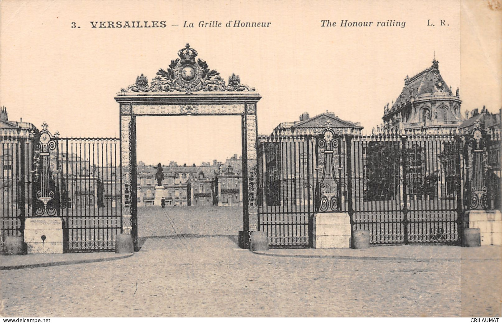 78-VERSAILLES GRILLE D HONNEUR-N°T2940-G/0231 - Versailles (Château)