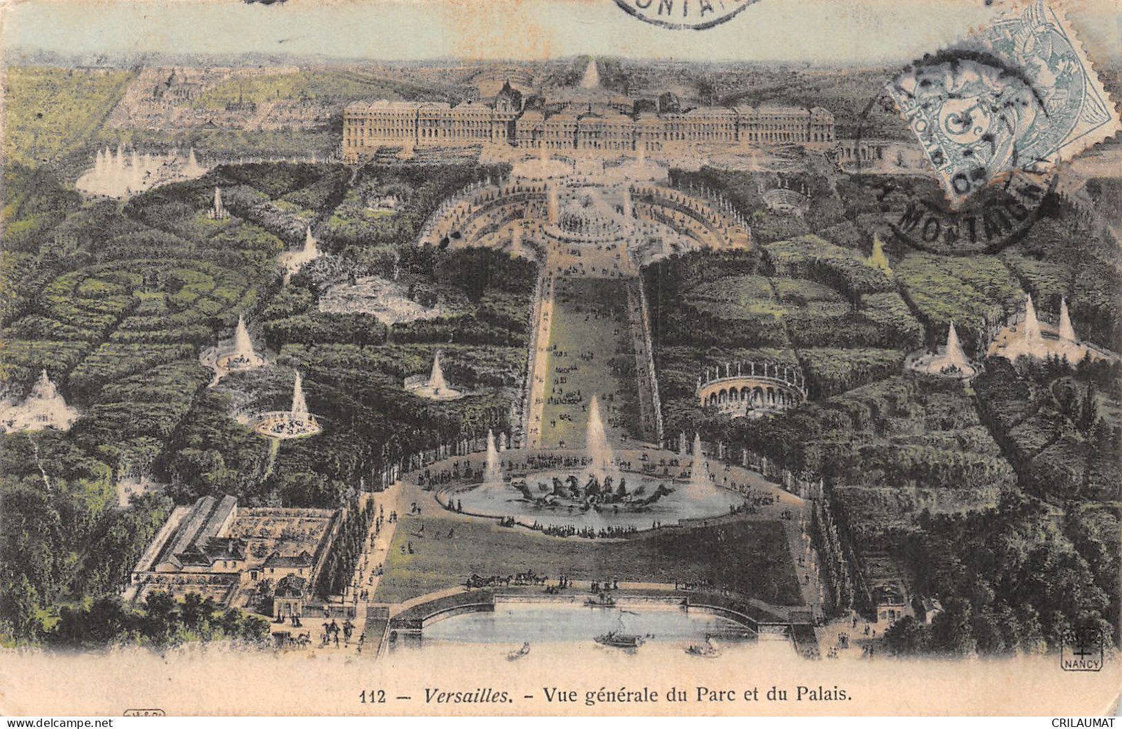 78-VERSAILLES PANORAMA-N°T2940-G/0213 - Versailles (Château)