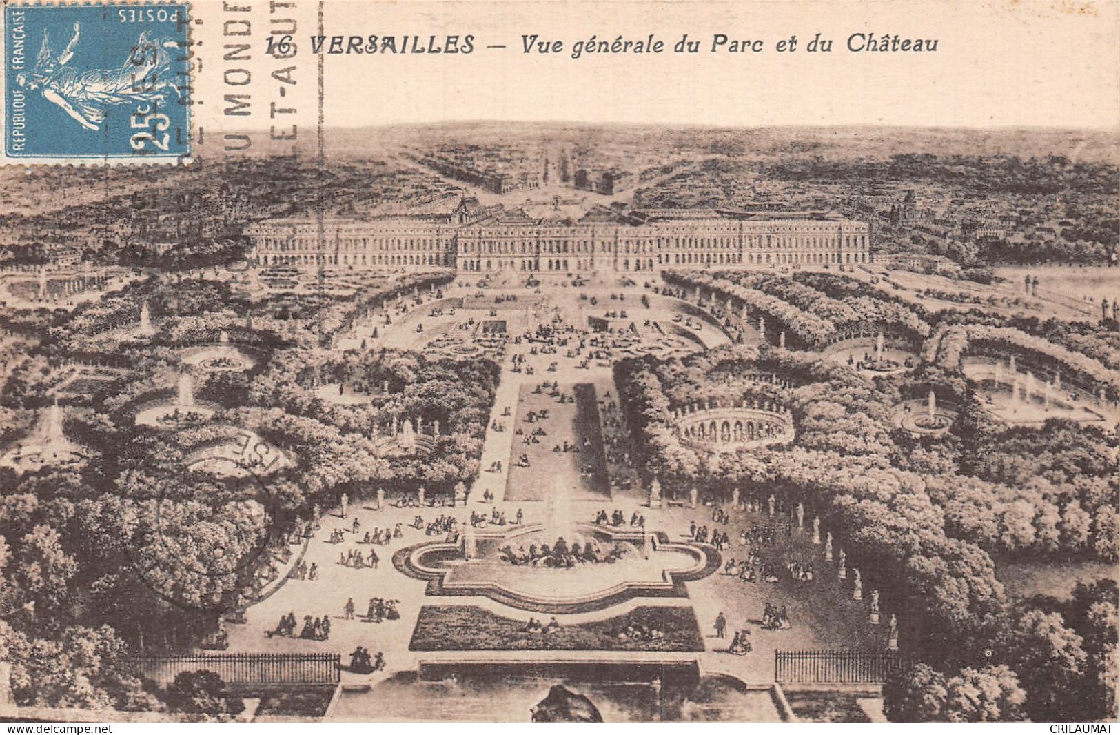 78-VERSAILLES PANORAMA-N°T2940-G/0211 - Versailles (Château)