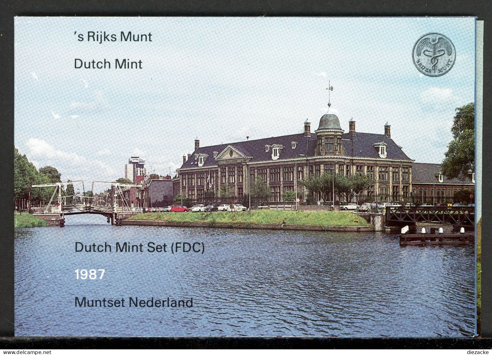 Niederlande 1987 KMS/ Kursmünzensatz Im Folder ST (MZ1250 - Autres & Non Classés