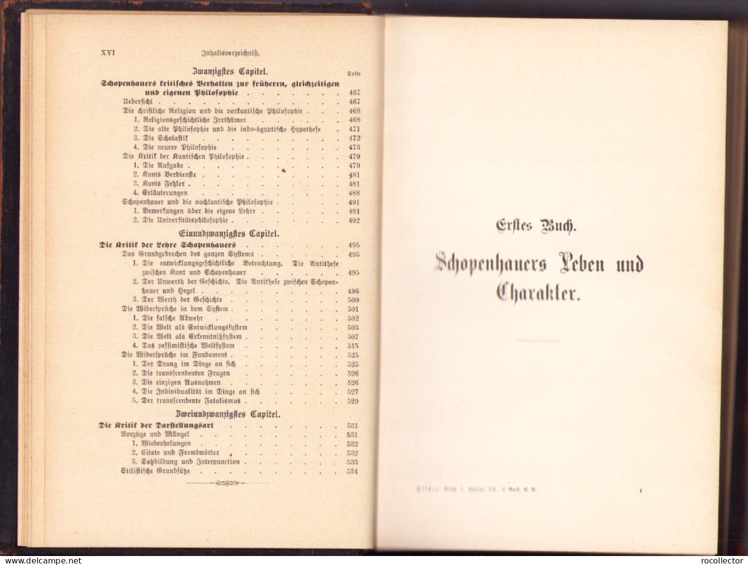 Schopenhauers Leben Werke und Lehre von Kuno Fischer 1898 C3862N