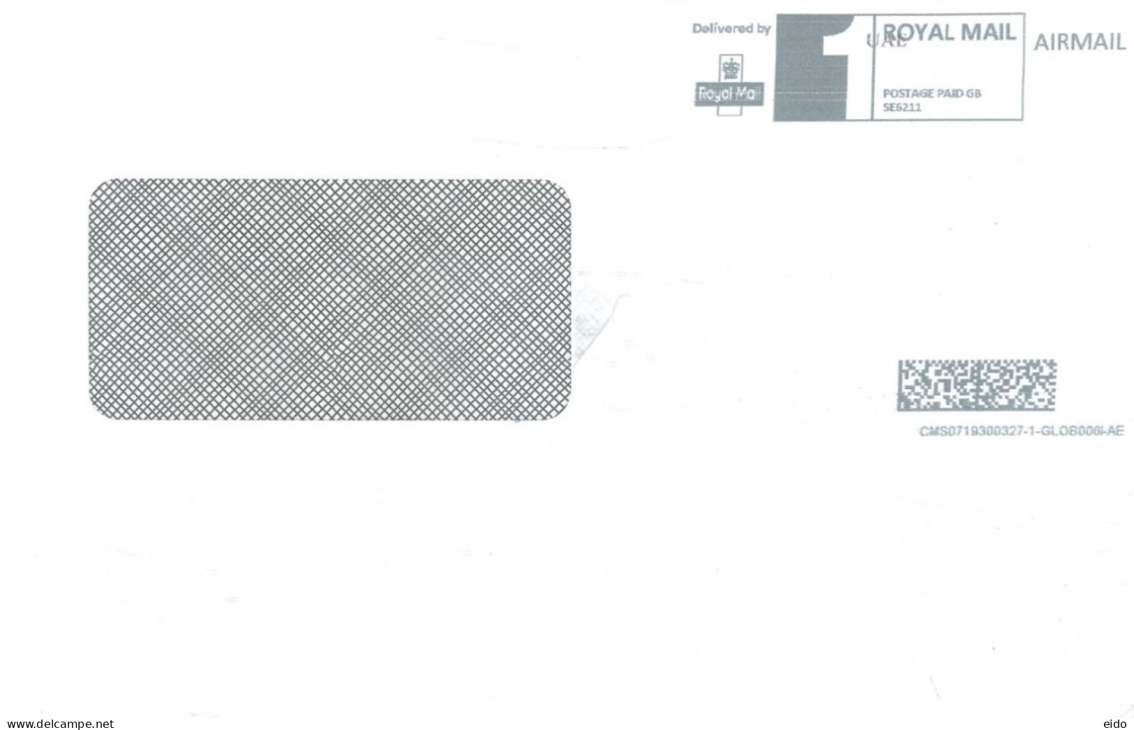 GREAT BRITAIN, 2022 - POSTAGE PAID COVER TO DUBAI. - Cartas & Documentos