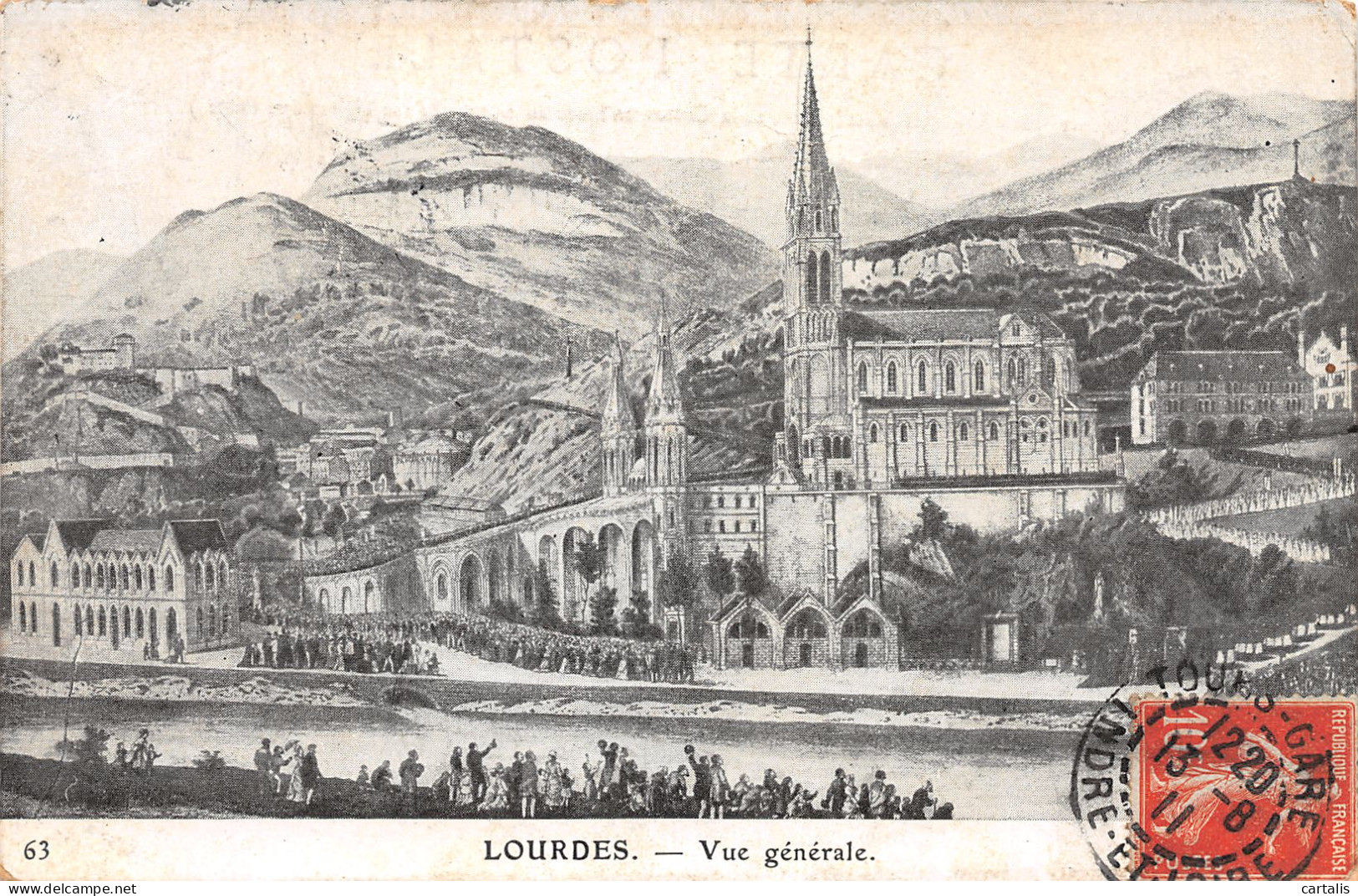 65-LOURDES-N°3882-F/0383 - Lourdes
