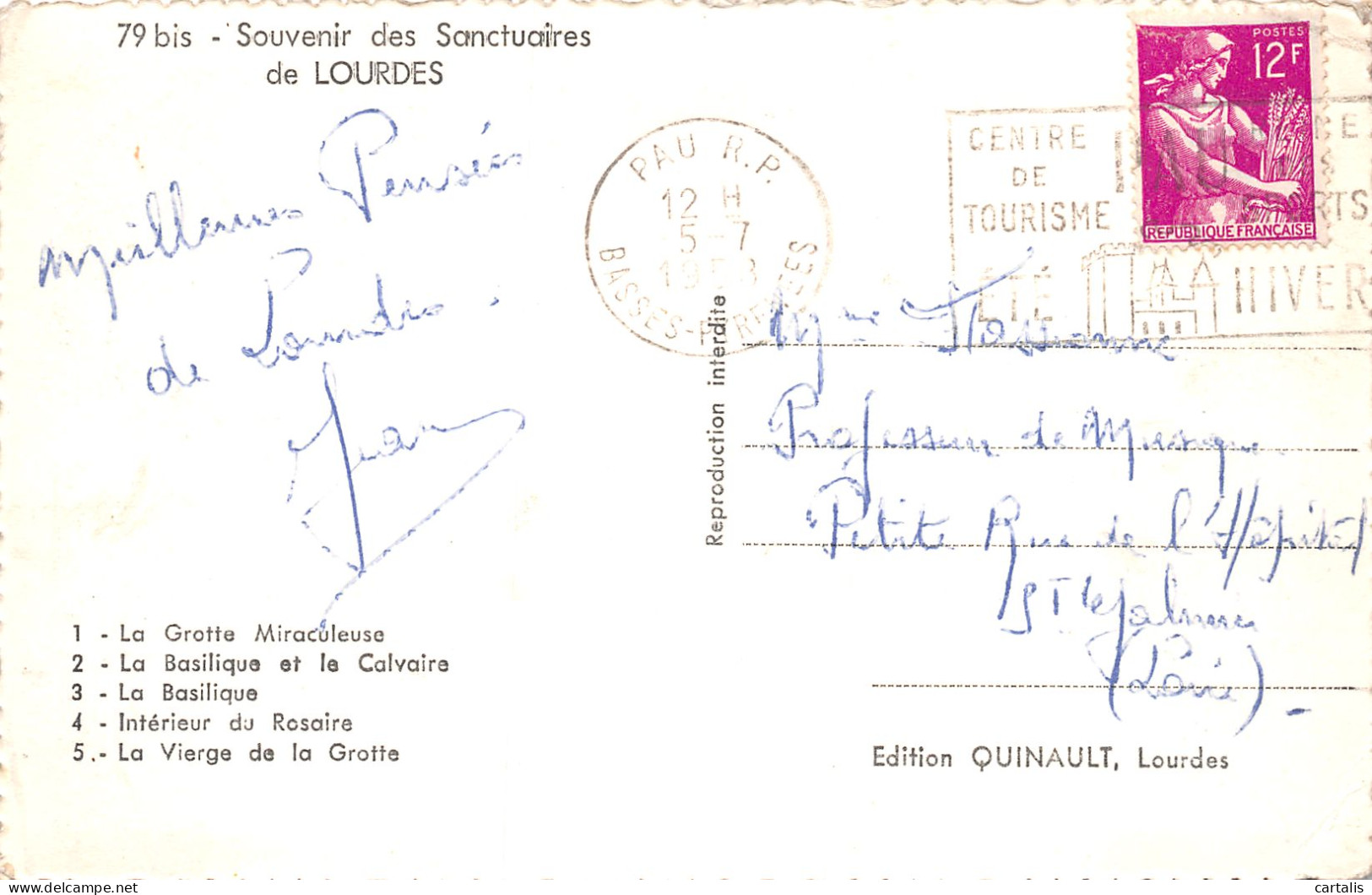 65-LOURDES-N°3882-E/0213 - Lourdes