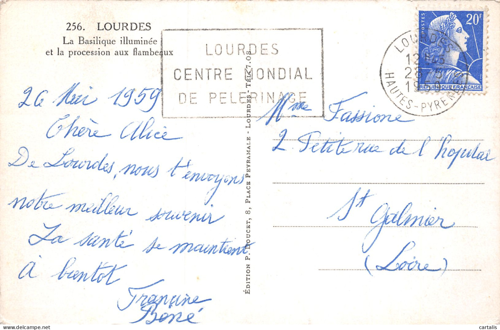 65-LOURDES-N°3882-E/0207 - Lourdes